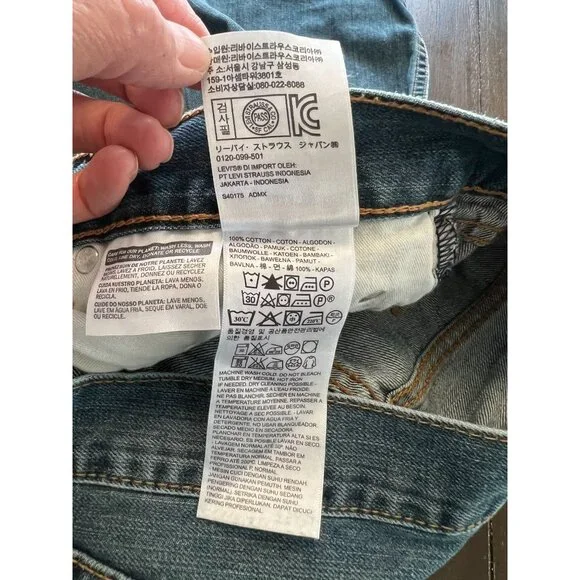 Mens Levis 559 Jeans 32x29 Relaxed Straight Leg Medium Wash Denim Pants 5 pocket - Picture 13 of 16